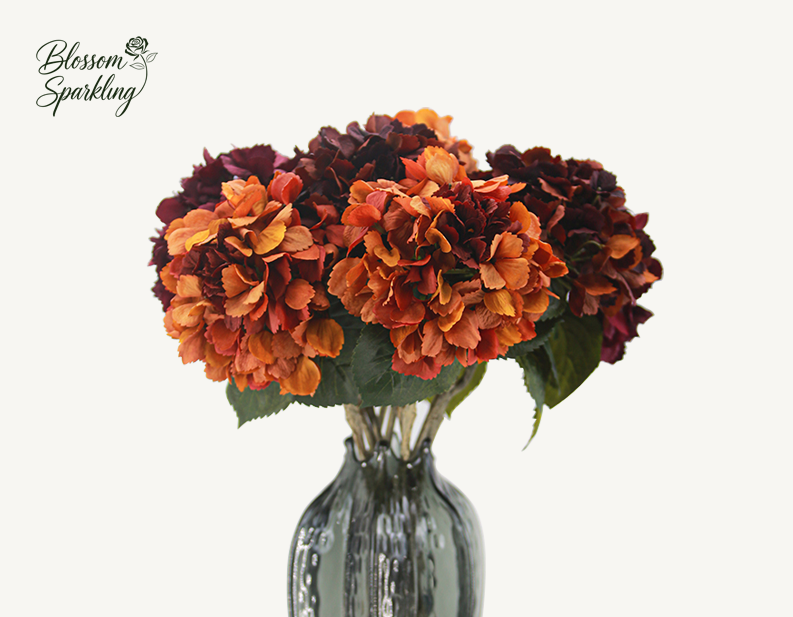 Real Touch Serrated Hydrangea